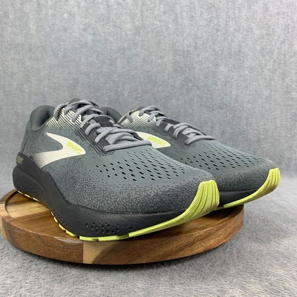 Brooks Ghost 16 Shoes Mens Size 11 2E Wide Gray Sneakers Running Athletic Gym - Picture 2 of 10